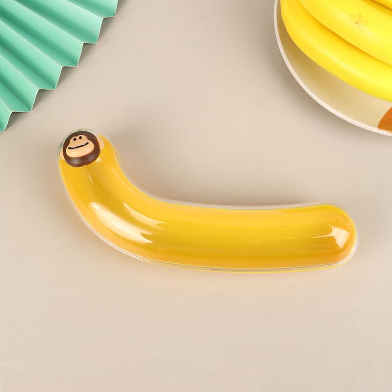1 Stück tragbare Bananen-Aufbewahrungsbox für Kinder, quetschbare Obst-Aufbewahrungsbox, Kühlschrank, Gemüsefach, Outdoor-Obst-Aufbewahrungsbox-Halter