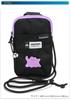 Pokémon YAKPAK Kids' Vertical Shoulder Bag, Black/Ditto