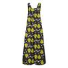 Women's Casual Loose Jumpsuit Christmas Print Wide Leg Jumpsuit Sleeveless With Pockets