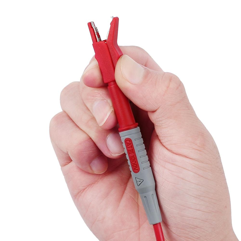 Premium Multimeter Test Leads with Clips and 2mm Probes 12 in 1 Kit