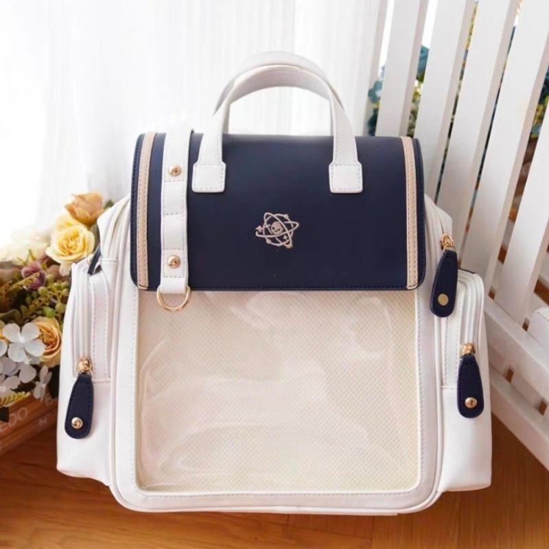 Y2K Japanese Cute Ita Backpacks Women College Style Student Backpack JK Girl Ita Bag Harajuku Transparent School Bag for Women