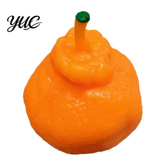 Crunchy Durian Toy Stress Relief Toy, Shapeable Fake Orange Squeeze Slow Rising Pinchable for Home and Office Soft Balls