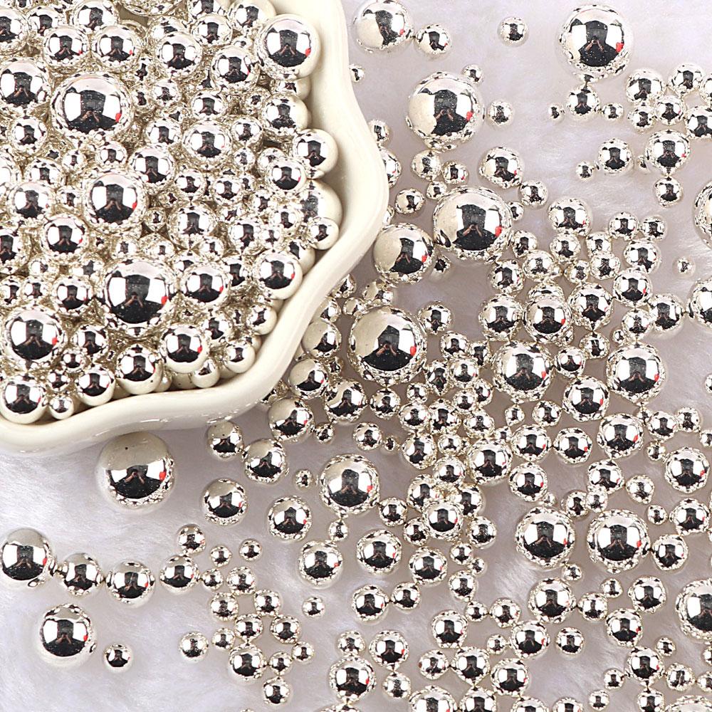 3-10mm 10g No Hole ABS Imitation Pearl Bead Round Plastic Acrylic Spacer Bead for DIY Jewelry Making Findings