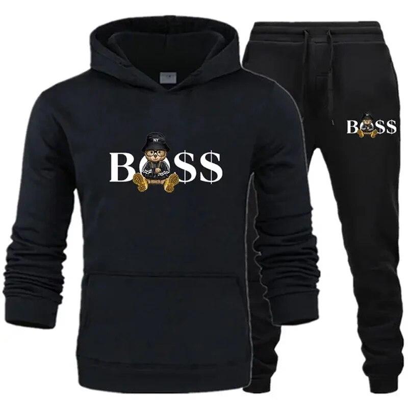 

High Quality Men s Tracksuit Male Letter Printed Hoodies + Sweatpants Outfits Harajuku Y2k Streetwear Designer Hooded Sports Kit