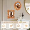 6 Pcs Mini Vintage Picture Frame Wall Hanging Resin Small Photo Frame Ornament Picture Frames with Lanyard for Room Home Decor