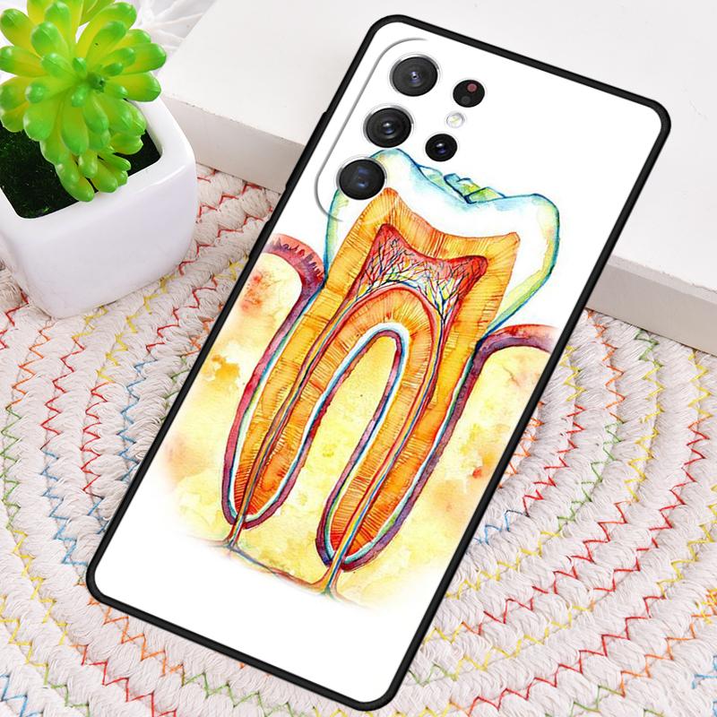 Wisdom Teeth Dentist Tooth TPU Phone Case For Samsung Galaxy Note 10 Pro S26 S25 S24 S23 S22 Ultra Plus S21 FE S20 Cover