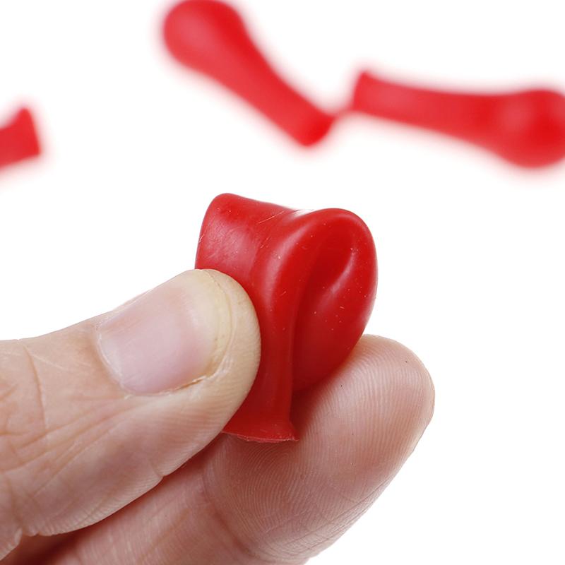 10 bucăți picurător roșu din cauciuc cap bec picurator inserție pipetă consumabile de laborator