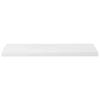 Floating Shelves Set 4 pcs High Gloss White 90 x 23.5 x 3.8 cm MDF