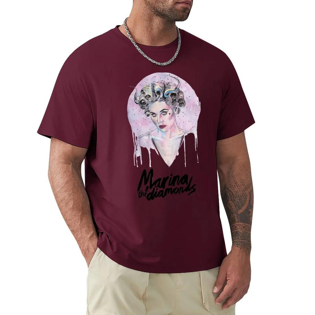 Marina and the Diamonds TShirt vintage for a boy boys whites plain white t shirts men