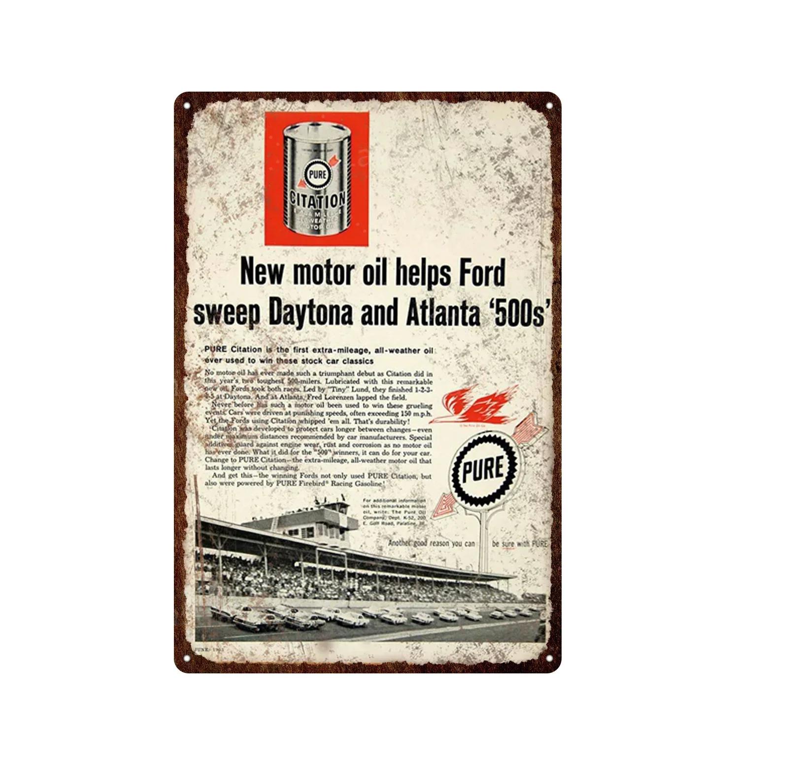 

Motto Oil Fuel and Smokeless Stack Retro Poster Tin Signs Metal Plaque Wall Decor Painting Vintage Painting For Decorating 20x30cm（7.8x11.8inch）