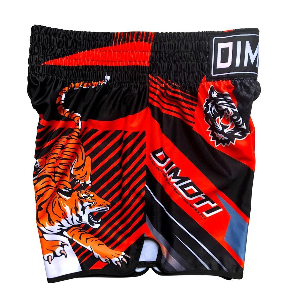 Twin Tiger Muay Thai Kickboxing Boxing MMA UFC Casual Shorts Gym Sport Unisex Men Women Workout Quick Dry Print Elastic High Waist Training