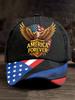 D Print Independence Day Commemorative Sunshade Baseball Cap Outdoor Cap Non-embroidered