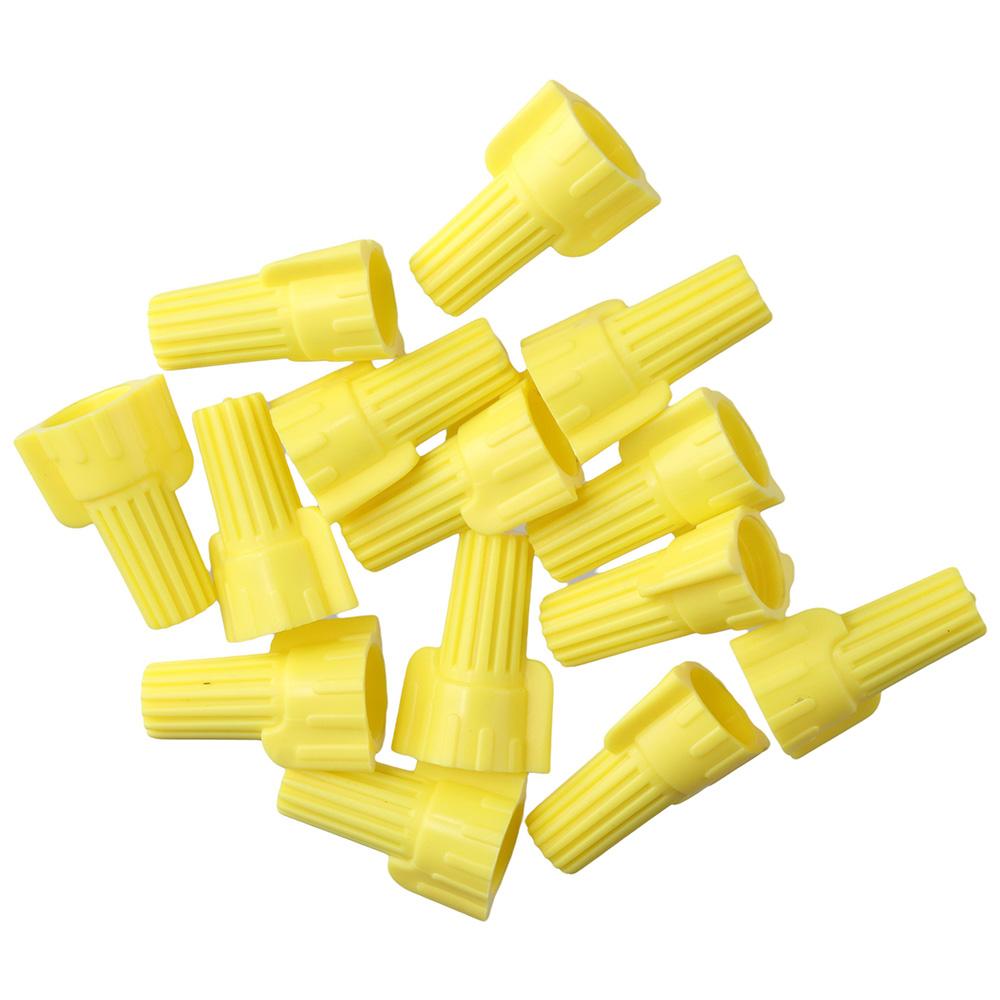 100pcs HP11 Wire Nuts PVC Connect Ribbed Electrical Wiring  Electrical Wiring