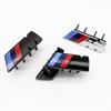 HINB3 3D ABS M Logo Front Grille Badge Body Decorative Sticker Car Modification Accessories For BMW M Logo X1 X2 X3 X4 X5 X6 F48 G01