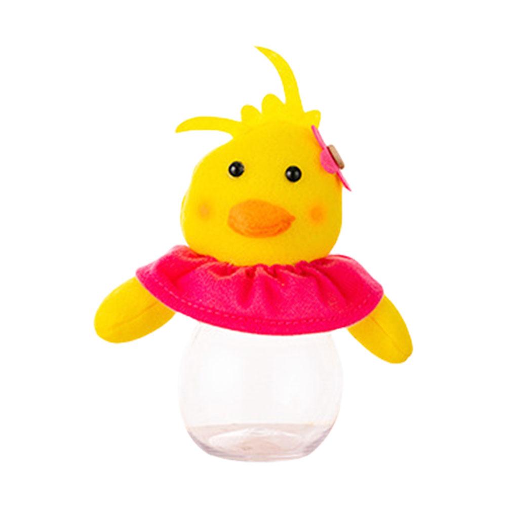 1-6pcs Easter Bunny Candy Box Transparent Jar Easter Gift Box Storage Container For Easter Basket Stuffers & Decorations