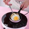 Egg Flat Bottom Nonstick Pan Fried Egg Boiled Food Camp Cooking Multicolor