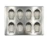 Matsunaga Manufacturing Co., Ltd. Silicone-coated Silver Madeleine Baking Pan 8P MS15