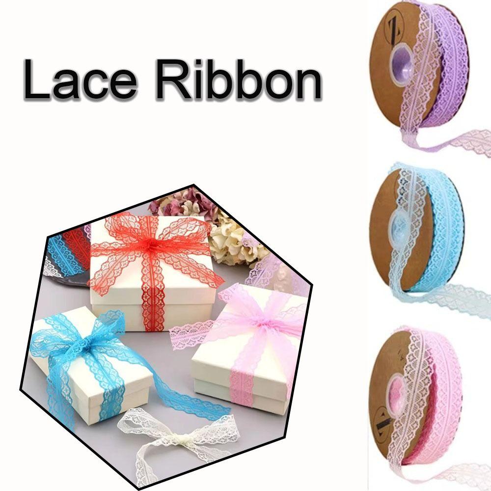 Wide Ribbons Lace Satin Ribbons Crafts Bow Gift Wrapping Ribbons  Wedding Party Decoration