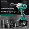 High Torque Brushless Impact Wrench - Lithium Battery Powered for Scaffolding, Woodworking, Auto Repair, and Gardening