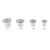 4Pcs Round Wood Positioning Pin Set, 6/8/10/12mm Center Locator for Woodworking Installation & Positioning Work