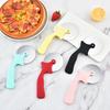 Pizza Cutter Ergonomic Plastic Handle Round Stainless Steel Wheel Scissor Bakeware Food Grade Pizza Slicer Cookie Pastry Roller Cutter
