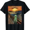 Alien Schrei Gemälde T-Shirt (2)