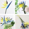 Künstliche Blumen Paradiesvogel Hawaiianische Tropische Blumen Strelitzie Grüne Pflanze für Heim- Gartendekoration Büro Veranda
