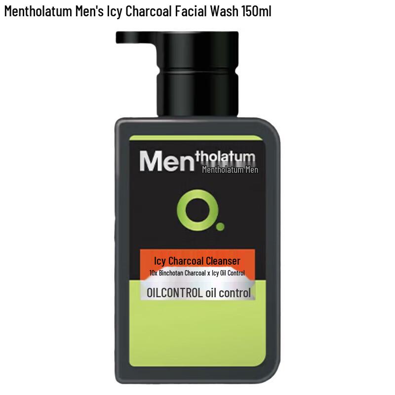 Mentholatum Men s Icy Cool Charcoal Facial Cleanser