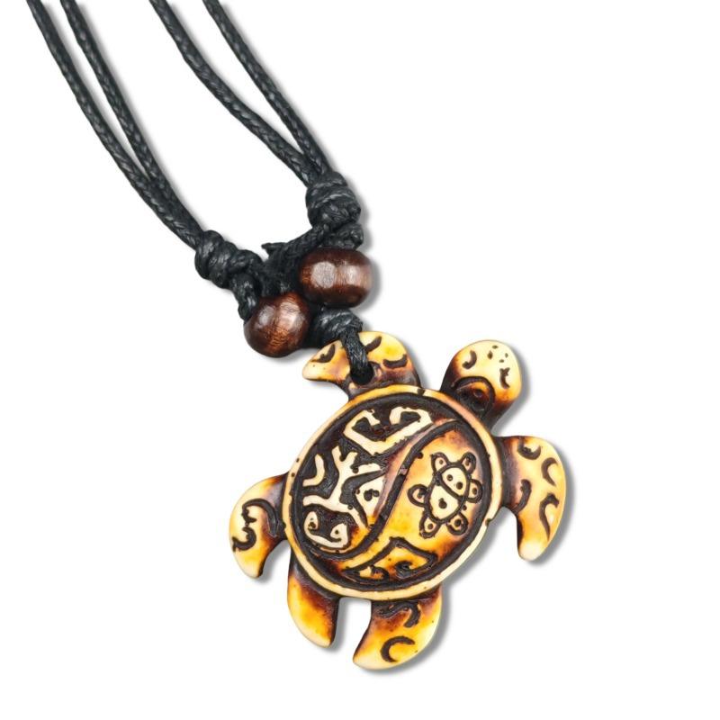 Vintage Animal Necklace, Springy Turtle Resin Jewelry Pendant, Sweater Chain Couple Accessories