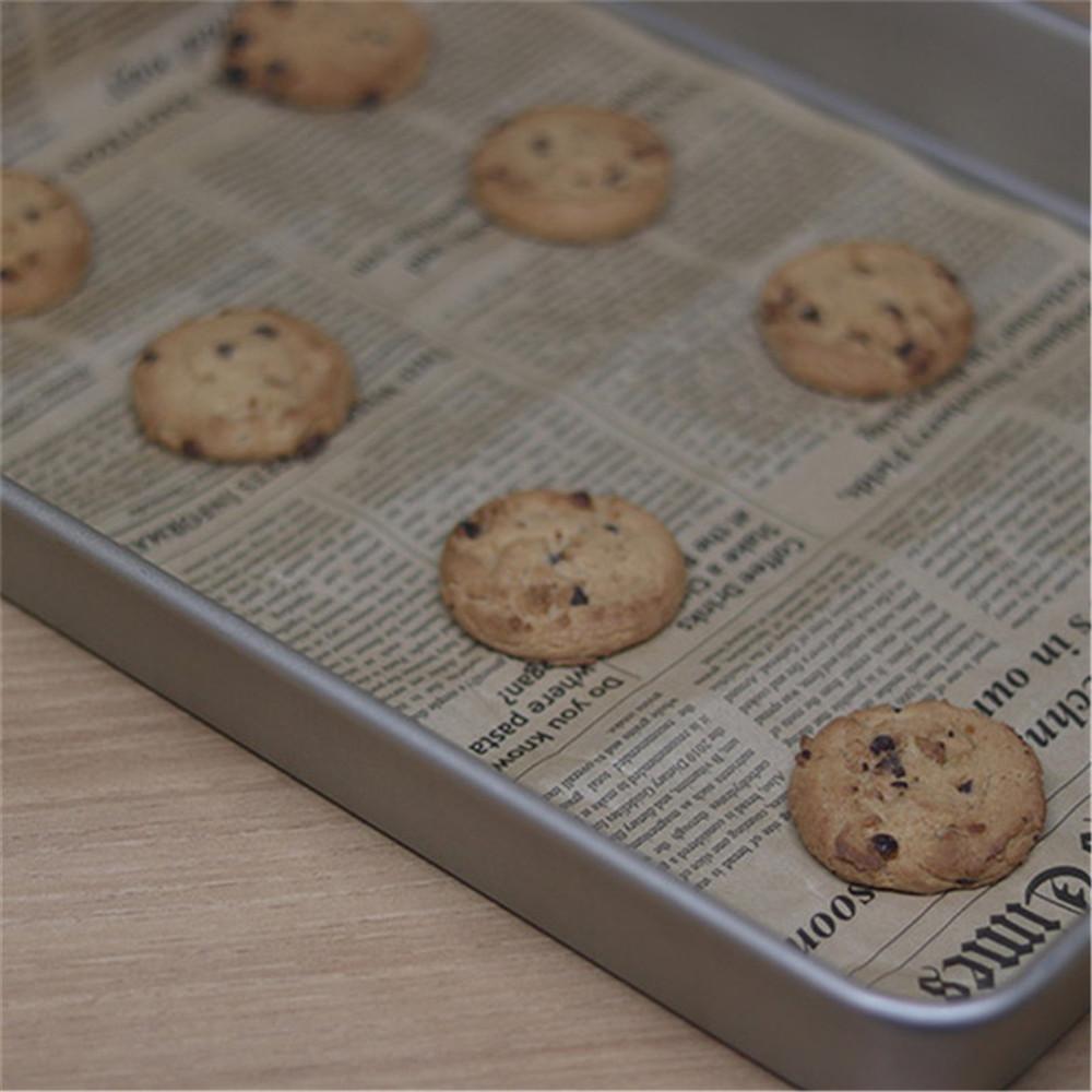 5M Parchment Paper Baking Tools Food Grade Grease Paper Bread Sandwich Burger Fries Wrappers Cookie Oilpaper Brown 1
