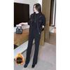 Velvet Mother's Wear 2026 Autumn/Winter Stylish Casual Loose Two-Piece Slimming Set for Middle-Aged Women