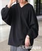 antiqua Dolman Lace Long Plus Size Black Women's Top, Sleeve, PK-01077, (L-XXL), 05,