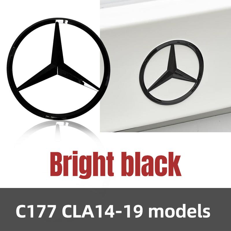 ABS Heck Stern Embleme Kofferraum Stern Logo Aufkleber Plakette für Mercedes Benz W204 W205 W206 W212 W213 W177 W176 W117 W222 W223