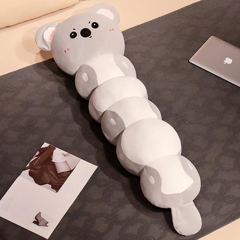 Kawaii Long sleeping Pillow Cat Koala Elephant Plush Toy Doll Pillow Soft Sofa Bed Cushion Cute Girlfriend Birthday Gift