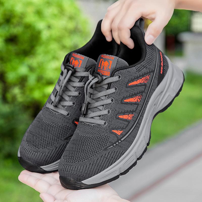 Elderly shoes men's and women's mother shoes middle-aged and elderly comfortable and breathable 2025 new lightweight sports walking shoes
