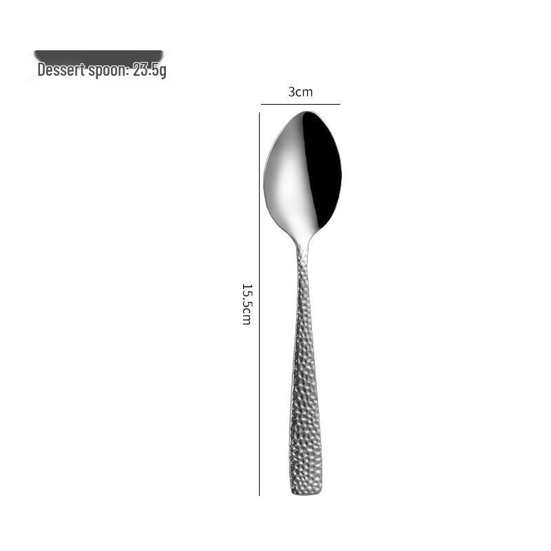 Hammered Stainless Steel Western Cutlery