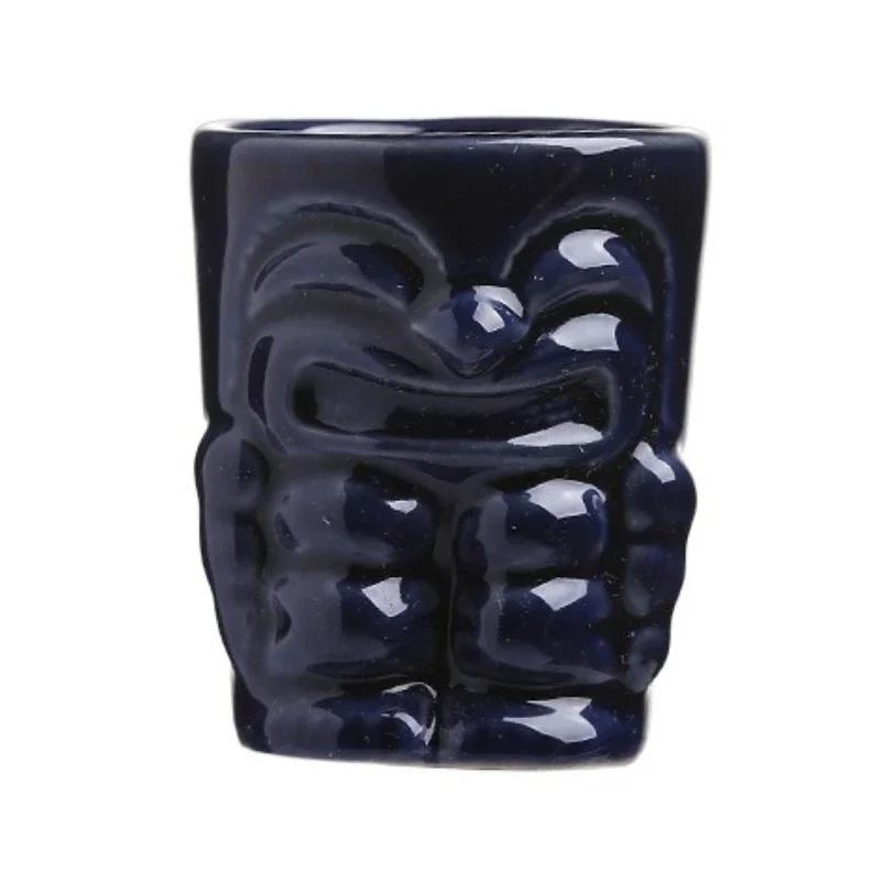 Wine Mug Halloween Gift Hawaiian Cocktail Cups Bar Tools Home Drinkware Cup Creative Ceramic Mug Party Tiki Mug Christmas Gift