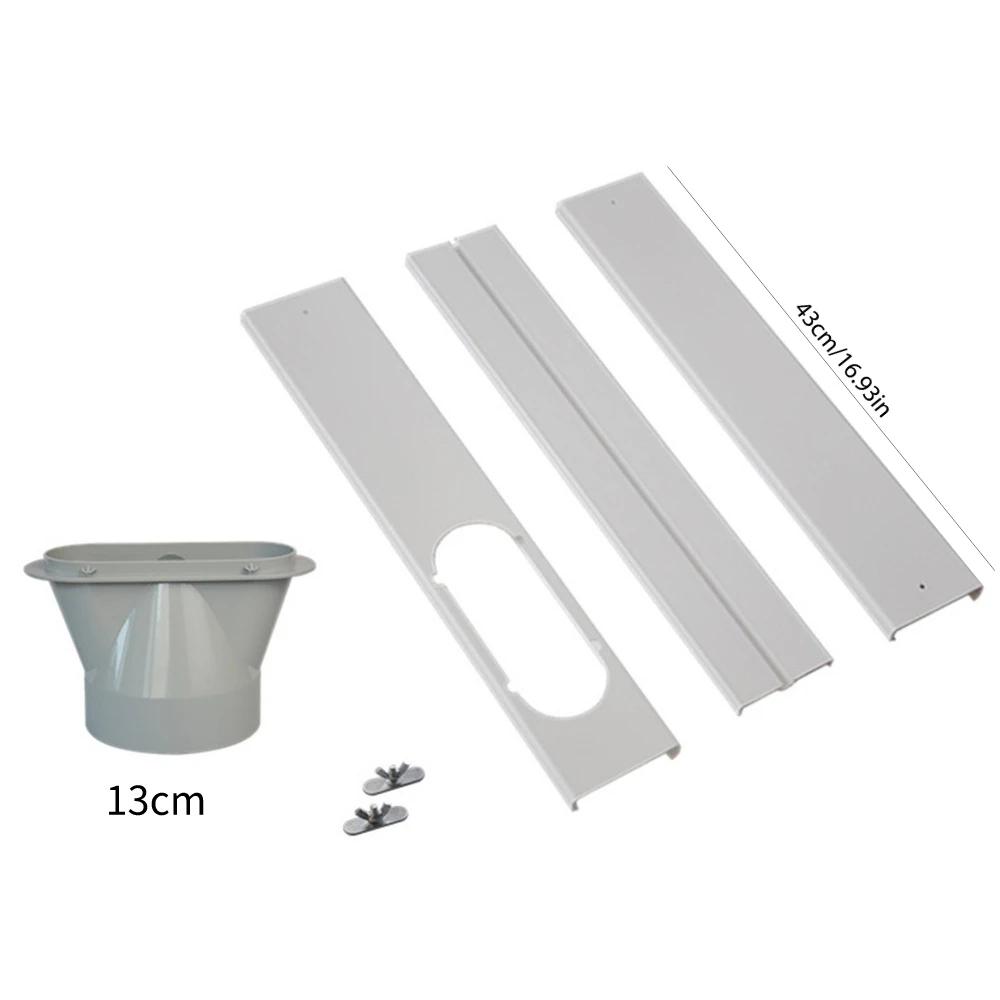 Air Conditioner Window Baffle Kit Portable Mobile Air Conditioning Exhaust Hose Kit Lightweight Accessories for Home Office Part