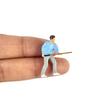 Miniature Billiard Player Resin Figurine Sculpture Dioramas Model Great For Collectibles And Tabletop Display Decoration