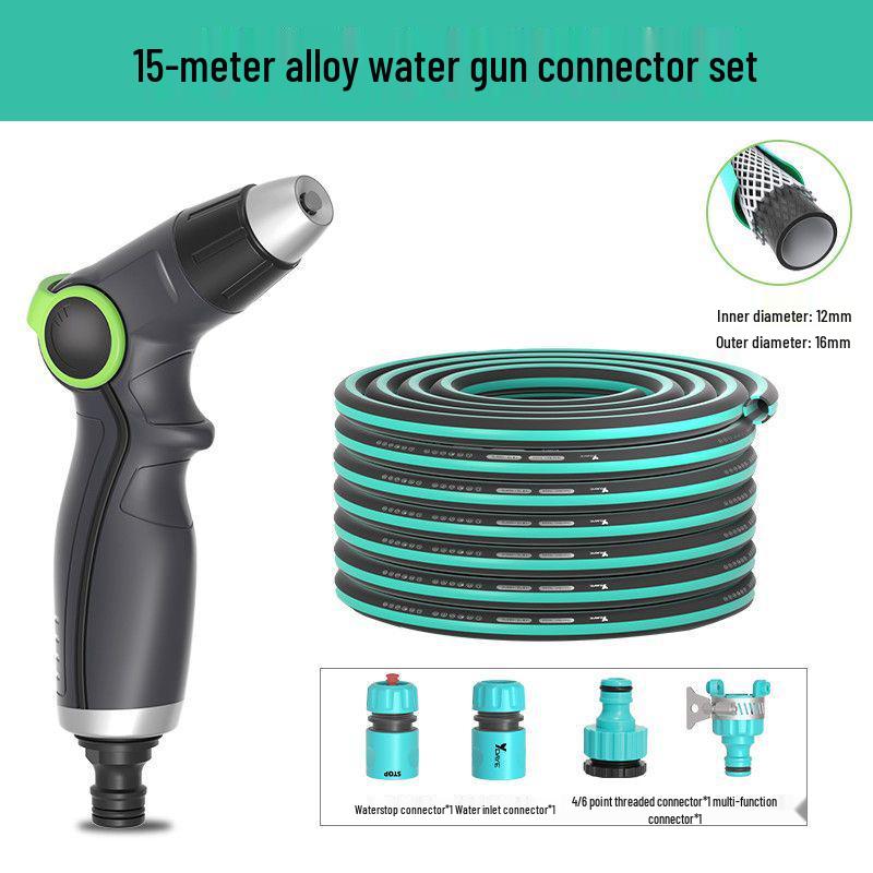 Multifunktionale Hochdruck-Wasserpistole: Waschbürsten- und Gartenschlauch-Düse