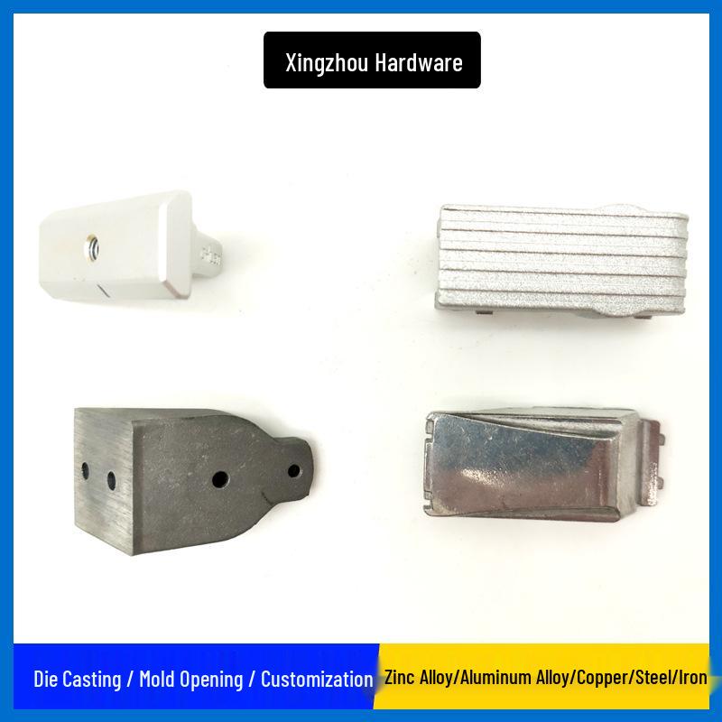 Aluminum and Zinc Alloy Die Cast Angle Bracket for Customization