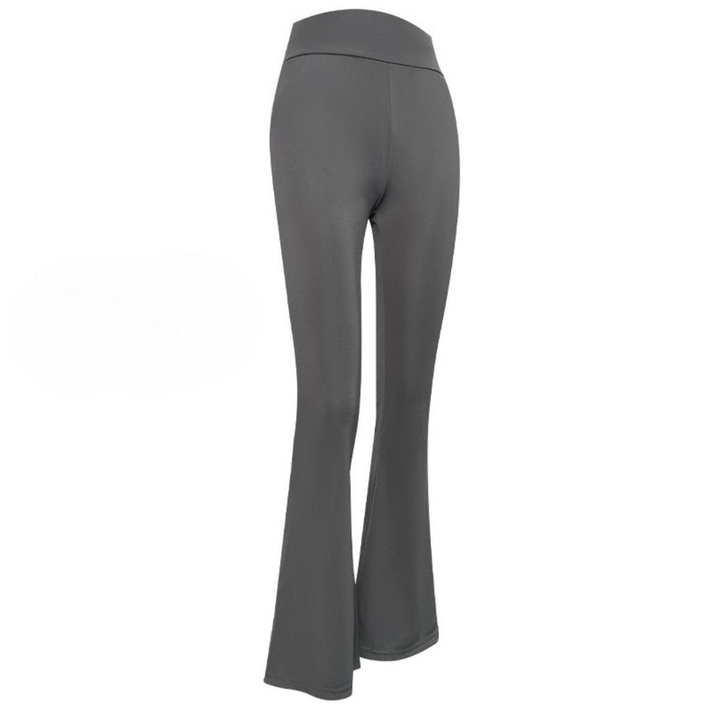 Women's High Waist Flare Pants Casual Slim Fit Bell Bottom Trousers Urban Style Long Pant
