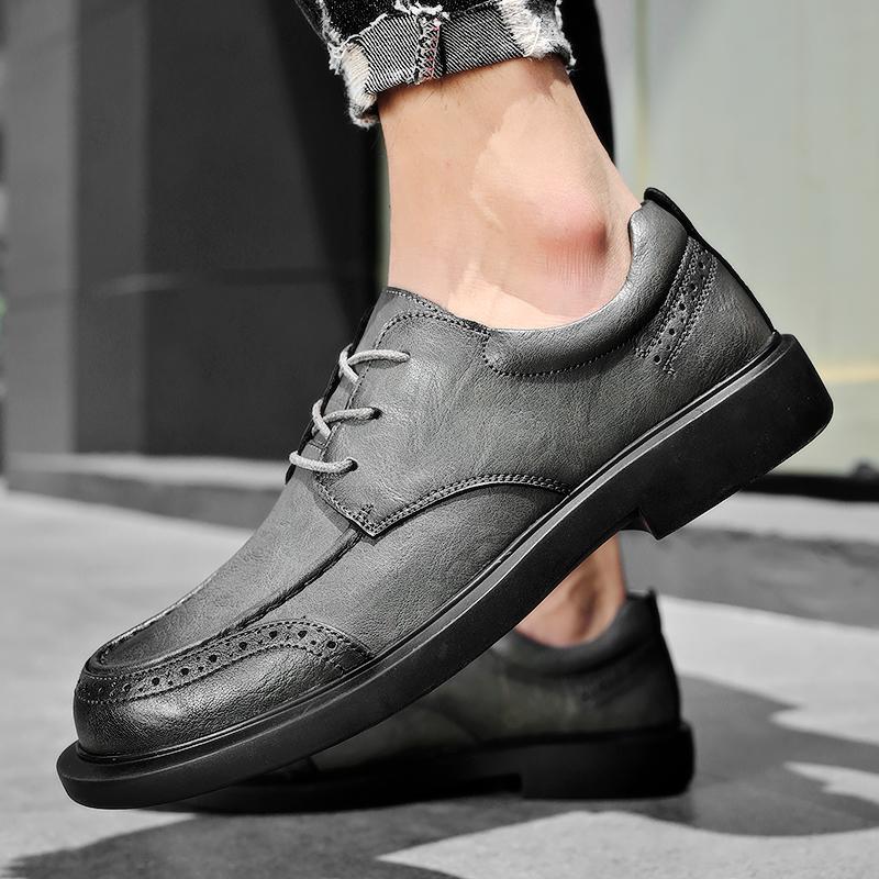 Design High Quality Genuine Leather Men Lazy Shoes Soft Fashion Brand Men Flat Business Formal Shoes