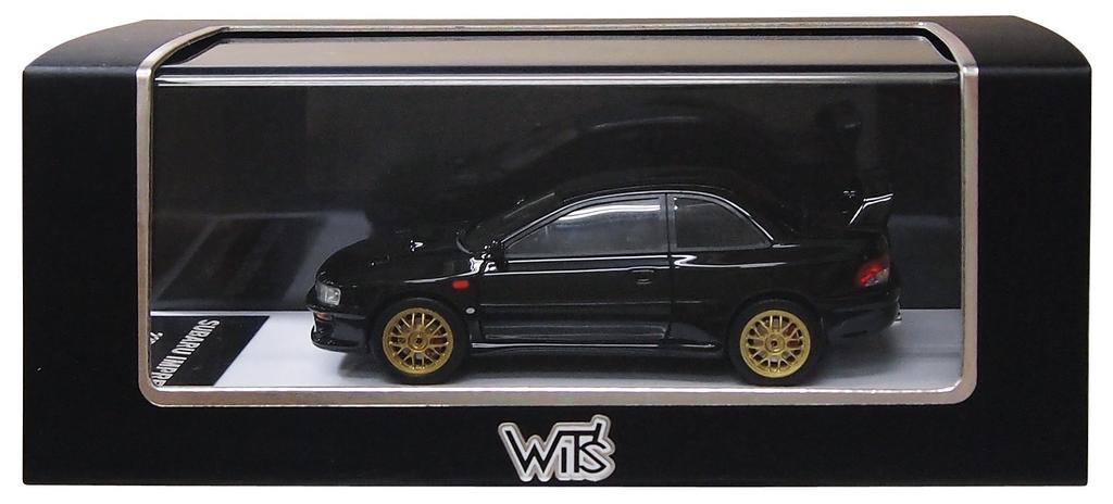 IMPREZA 22B STi Version Black Finished Product WIT'S 1/43 (fictional Color)