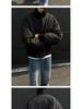 Men's American Style Cotton Bomber Jacket: Winter Hipster Baseball Coat