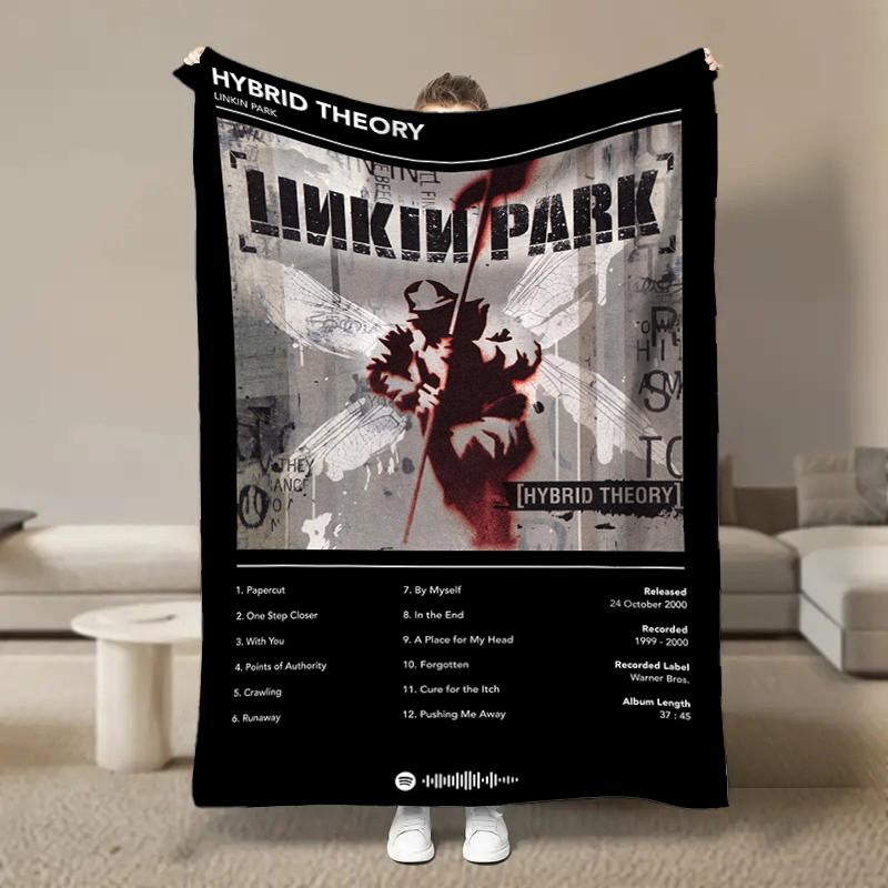Rock Band L-Linkin Cool P-Park Blanket Soft Fluffy Throw Luxury Blanket Throw Kid Adult Sofa Bed Blanket Cover Travel Throw Gift
