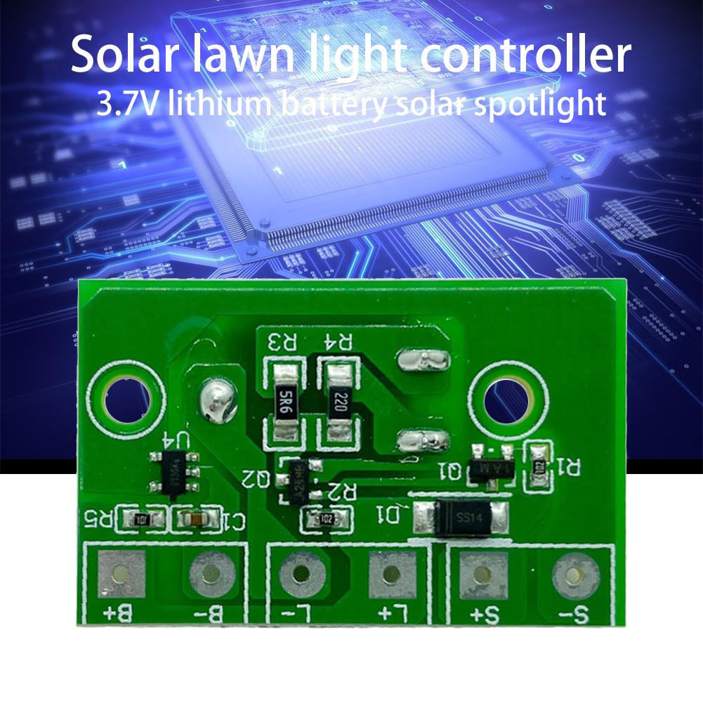 3.7V Solar Lamp Board Control Sensor Eco-friendly Night Light Module Controller Portable Multi-function Preservation with Switch