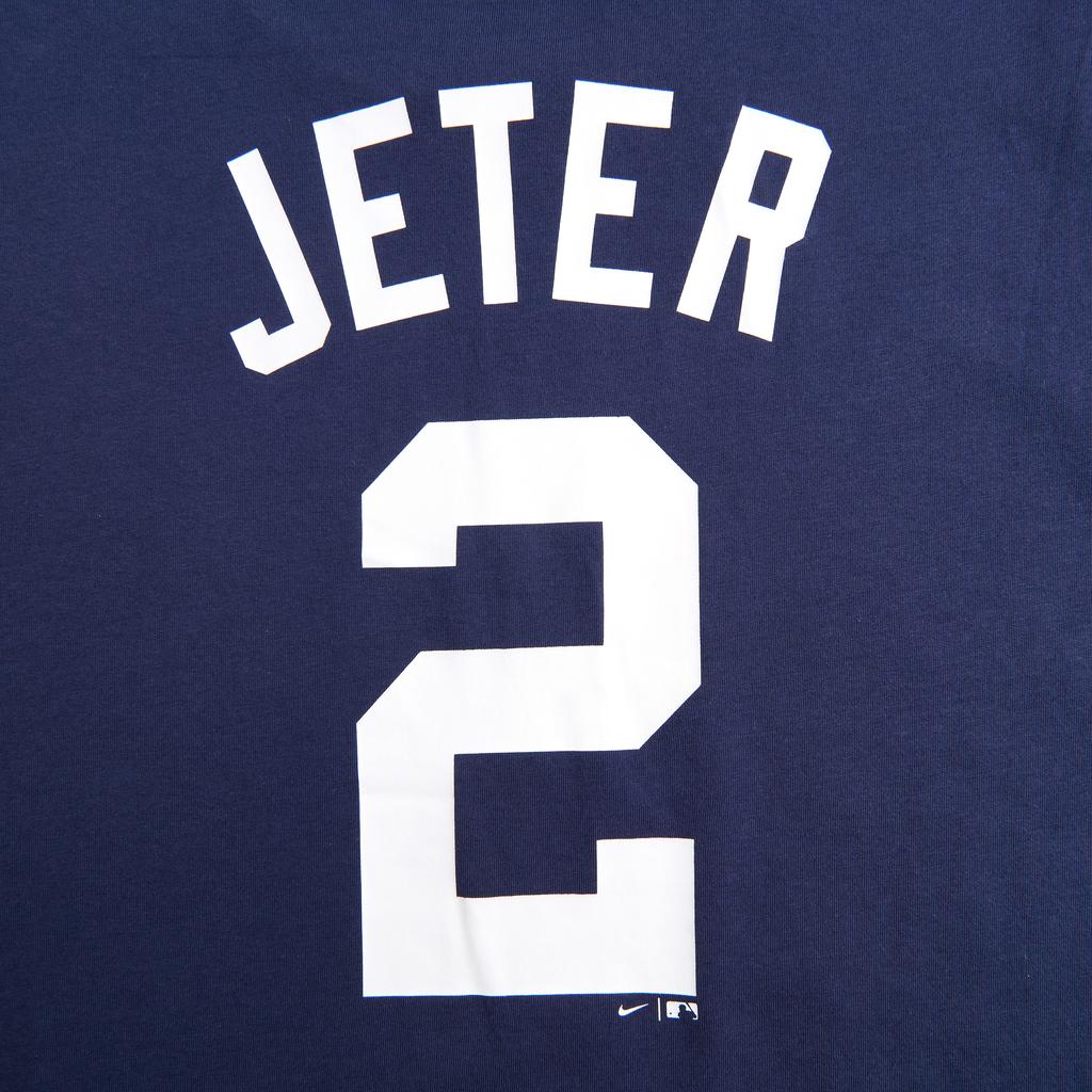 Nike X MLB Kolaborační tričko New York Yankees Pulovr s kulatým výstřihem Pohodlné Krátký rukáv Dětské topy Námořnická modř 3Z3B3SA4D-NYYDJ