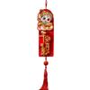 Flocking New Year Lucky Pendant Traditional Spring Festival Hanging Couplet  Home Living Room Decor