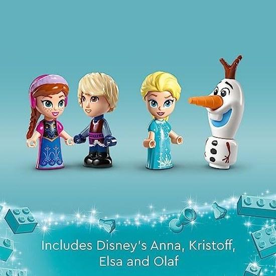 LEGO Disney Frozen Anna Elsas Magical Carousel 43218 Ice Palace Building Toy Set Princess Elsa Olaf Included 6th Birthday Gift